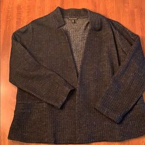 Eileen Fisher Herringbone Sweater Blazer, Size L